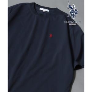 【U.S.POLO ASSN./ユーエスポロアッスン】USPA 接触冷感 ワンポイント クルーネック 半袖Tシャツ メンズ レディース ユニセックス