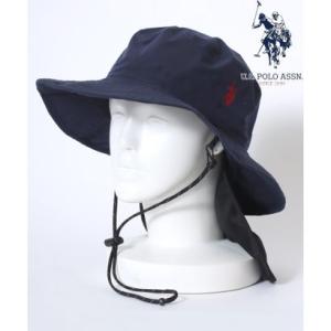 【U.S.POLO ASSN / ユーエスポロアッスン】ワンポイント刺繍 シェードアドベンチャーハット メンズ レディース ユニセックス サンシェード