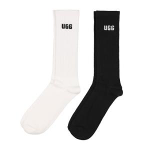 アグ UGG UGG - M LEANDER LOGO CREW 2 PACK【1172201-WBLC】 （WBLC）