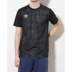 アンブロ UMBRO メンズ サッカー/フットサル 半袖シャツ ゲームシヤツ(グラフイツク) UAS6310 （ブラック）
