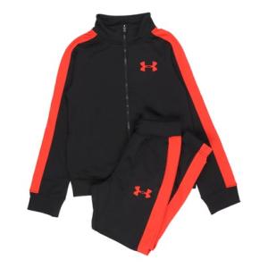 アンダーアーマー UNDER ARMOUR ジュニア ジャージ上下セット UA KNIT TRACK SUITS 1363290 （ブラック）｜locondo-shopping