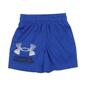 アンダーアーマー UNDER ARMOUR ジュニア ジャージハーフパンツ UAテック ロゴ ショーツ 1383333 （Royal /  / Bla｜locondo-shopping