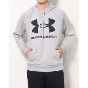 アンダーアーマー UNDER ARMOUR メンズ スウェットパーカー UA RIVAL FLEECE BIG LOGO HD 1357093 （グレ｜locondo-shopping