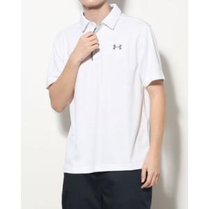 アンダーアーマー UNDER ARMOUR メンズ 半袖ポロシャツ UA Tech Polo 1290140 （White / Graphite /｜locondo-shopping