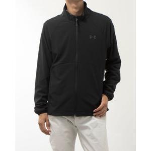 アンダーアーマー UNDER ARMOUR メンズ ゴルフ 長袖ウインドブレーカー UAラッシュ ウーブン ジャケット 1381822 （Black｜locondo-shopping