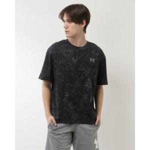 アンダーアーマー UNDER ARMOUR メンズ 半袖Tシャツ UAヘビーウェイトコットン オーバーサイズ プリント ショートスリーブTシャツ 13｜locondo-shopping