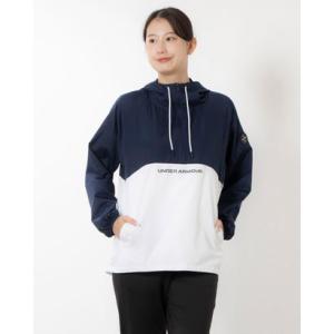 アンダーアーマー UNDER ARMOUR レディース クロスジャケット UAウーブン アノラック 1385485 （Midnight Navy /｜locondo-shopping