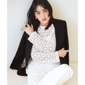 UNFILO 【前後着用可能】ラッセルレース 2WAYプルオーバー （オフ）