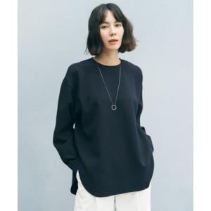 UNFILO ジョーゼット ラウンドテール プルオーバー （ネイビー）