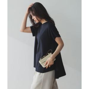 UNFILO L 【一部店舗限定カラー】BEAUTY FORM-T フレアTシャツ （ネイビー）