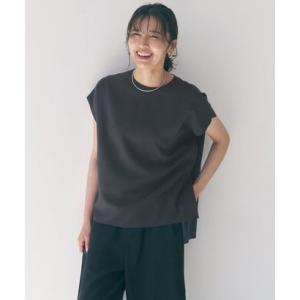 UNFILO L 【セットアップ着用可】TENNEN TOUCH COOL Tブラウス （チャコール...