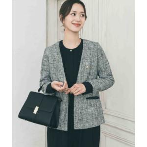 URBAN RESEARCH DOORS ツィードVネックジャケット