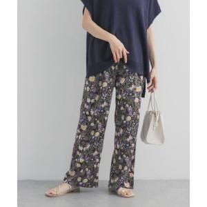 アーバンリサーチ ドアーズ URBAN RESEARCH DOORS 『WEB/一部店舗限定カラー』フラワープリントイージーパンツ （ブラウン系その他