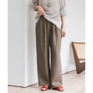 アーバンリサーチ ドアーズ URBAN RESEARCH DOORS リネンイージーパンツ （モカ）