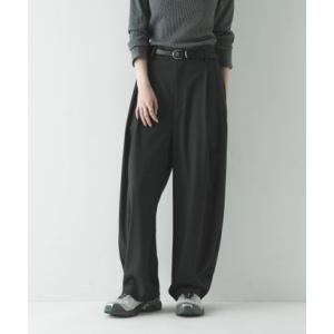 アーバンリサーチ URBAN RESEARCH タックカーブスラックス （チャコールグレー）