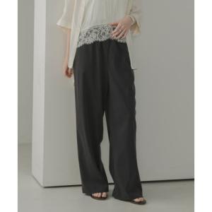 アーバンリサーチ URBAN RESEARCH キュプラストレッチイージーパンツ （ブラック）