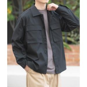 アイテムズ アーバンリサーチ ITEMS URBAN RESEARCH Pinstripe Flyf...