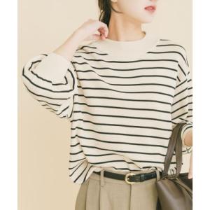 アイテムズ アーバンリサーチ ITEMS URBAN RESEARCH ソウバリボリュームスリーブニット （ホワイト系その他）