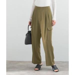 アーバンリサーチ ロッソ URBAN RESEARCH ROSSO センタープレスカーゴパンツ （カーキ）