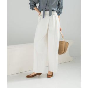 アーバンリサーチ ロッソ URBAN RESEARCH ROSSO ラップデザインパンツ （ホワイト）