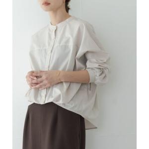 アーバンリサーチ サニーレーベル URBAN RESEARCH Sonny Label 『WEB限定』フロントタックバンドカラーシャツ （ライトベージ