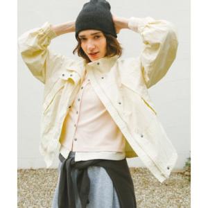 アーバンリサーチ サニーレーベル URBAN RESEARCH Sonny Label 撥水スタンドカラーナイロンブルゾン （ホワイト系その他）