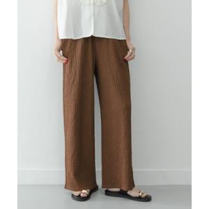 アーバンリサーチ サニーレーベル URBAN RESEARCH Sonny Label ドライタッチワッシャーカットイージーパンツ （ブラウン）