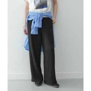 アーバンリサーチ サニーレーベル URBAN RESEARCH Sonny Label ドライタッチワッシャーカットイージーパンツ （ブラック）