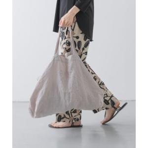 カグレ かぐれ リネンビッグトートバッグ （SMOKE PINK）