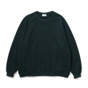 ユースフルシングス useful things RAGLAN CREWNECK MADE IN JAPAN （FOREST GREEN）