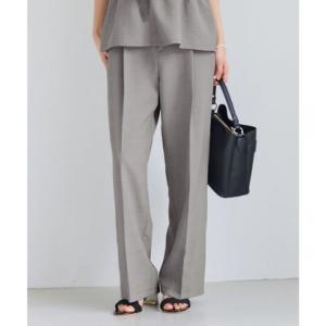 ビス VIS 【WEB限定】美easyリネンライクベルテッドストレートパンツ/イージーケア・接触冷感...