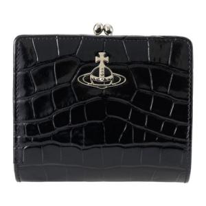 ヴィヴィアン ウエストウッド Vivienne Westwood 2つ折り財布 エンボスド クロコダイル レザー WALLET FR PKT 5115