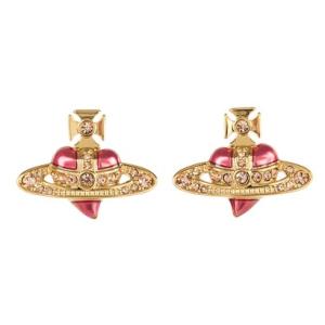 ヴィヴィアン ウエストウッド Vivienne Westwood ピアス ニュー ディアマンテ ハート キュービックジルコニア ハート ピアス 620