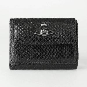ヴィヴィアン ウエストウッド Vivienne Westwood 3つ折り財布 パイソン エフェクト エンボス SMALL FLAP PURSE 51
