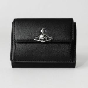 ヴィヴィアン ウエストウッド Vivienne Westwood 3つ折り財布 ピーユー スムース SMALL FLAP PURSE 5115002T