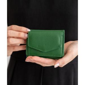 ヴィータフェリーチェ VitaFelice レザー三つ折りmini財布 （GREEN）