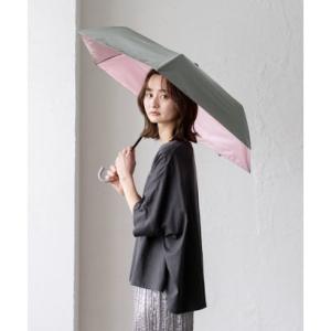 ヴィータフェリーチェ VitaFelice インナーカラー晴雨兼用ミニ折りたたみ傘（親骨50cm） （GRAY）｜locondo-shopping