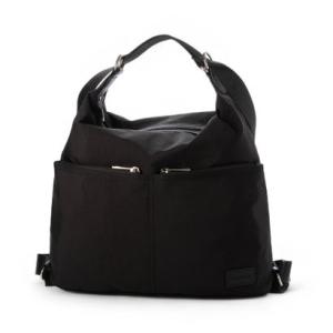 ビアデルトリトーネ Via Del Toritone リンクルリュック3 （ブラック）