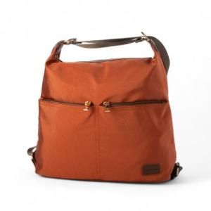 ビアデルトリトーネ Via Del Toritone リンクルリュック3 （オレンジ）