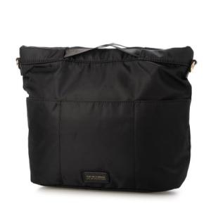 ビアデルトリトーネ Via Del Toritone 10ポケット ショルダーにもなる バッグインバッグ L （ブラック）