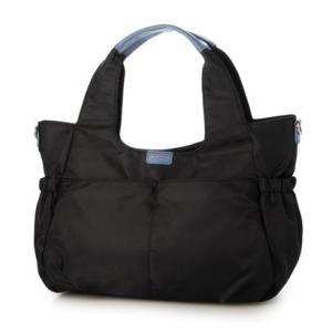 ビアデルトリトーネ Via Del Toritone 2way 中身が見やすいバイカラーくり手 Lサイズ （ブラック）