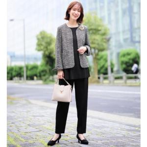 ヴィオラ エ ヴィオラ Viola e Viola 【3点セット】着回し自在快適セットアップスーツ （モノトーン系）