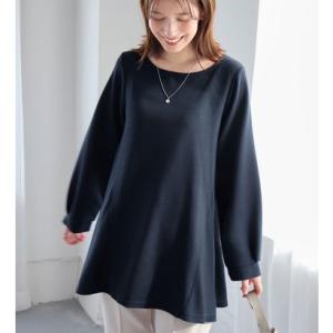 ヴィオラ エ ヴィオラ Viola e Viola 細見えラインAラインチュニック （ネイビー）