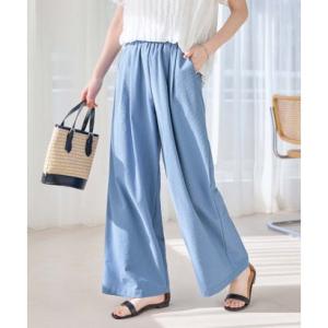 ヴィオラ エ ヴィオラ Viola e Viola 風が通り抜ける！サッカーワイドパンツ （ブルー）