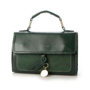 ヴァリアススタイル VARIOUS STYLE 大人可愛いコインチャームのミニショルダーバッグ ショルダー付き レディースバッグ VA001-GRN