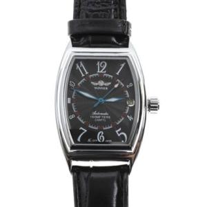 ヴァリアススタイル VARIOUS STYLE 自動巻き腕時計 機械式腕時計 トノーケース 日付カレンダー 日付表示 ATW035-SVBK （SVB