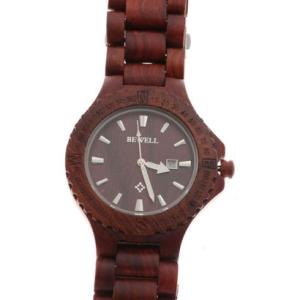ヴァリアススタイル VARIOUS STYLE 日本製ムーブメント 天然素材 木製腕時計 日付機能 47mmビッグケース WDW012-01 （01）