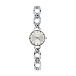 ヴァリアススタイル VARIOUS STYLE カットガラスにラインストーンインデックス 上品な輪っかベルト クオーツ 電池式 WT-WSQ022-S