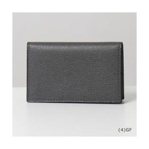 ヴァレクストラ Valextra Valextra カードケース V8L03 028 レザー  （(4)GF/fumo-di-londra）
