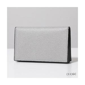 ヴァレクストラ Valextra Valextra カードケース V8L03 028 レザー  （(11)GC/CENERE）